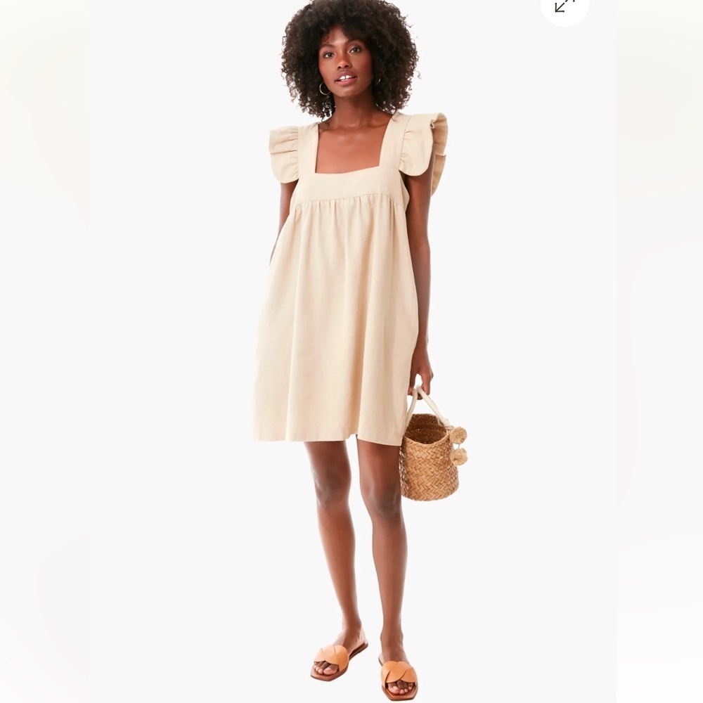Pomander Place Cream Mini Dress
